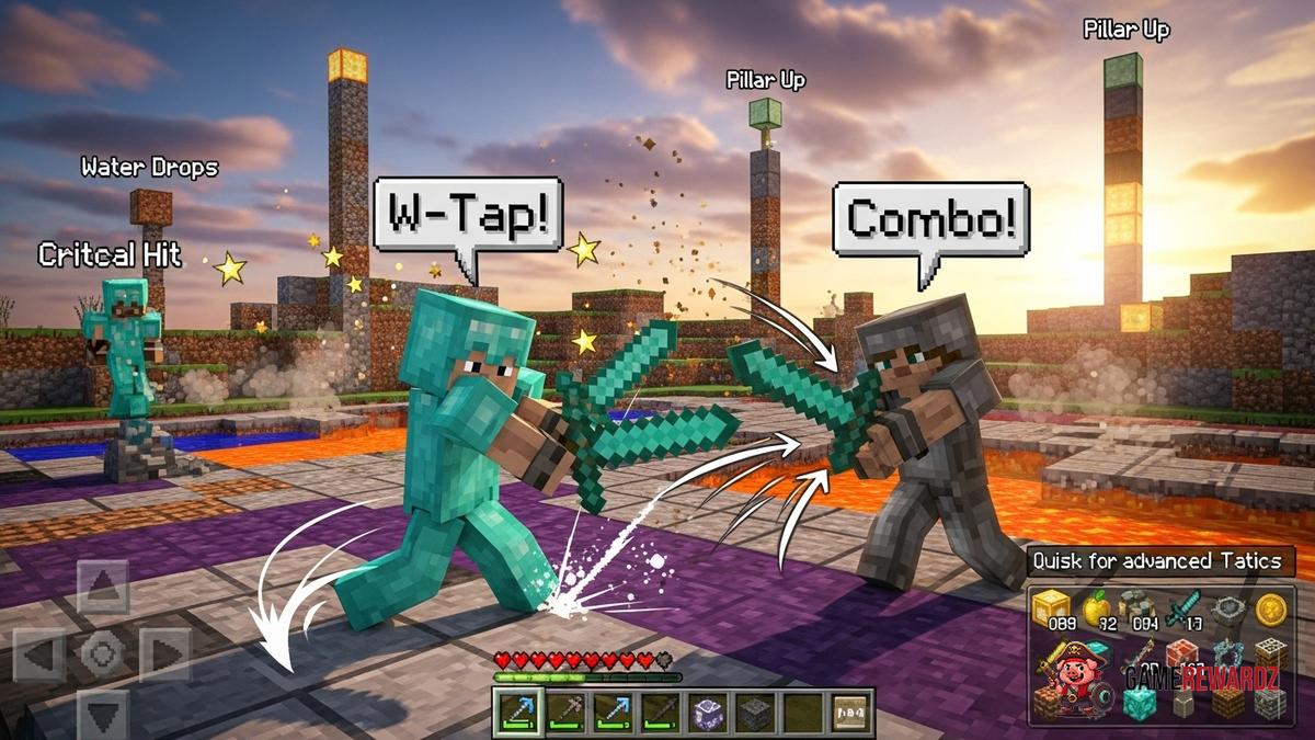 Minecraft Best PvP Tricks for Pros